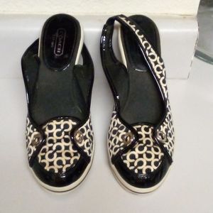 Coach Slingback Wedges...OBO